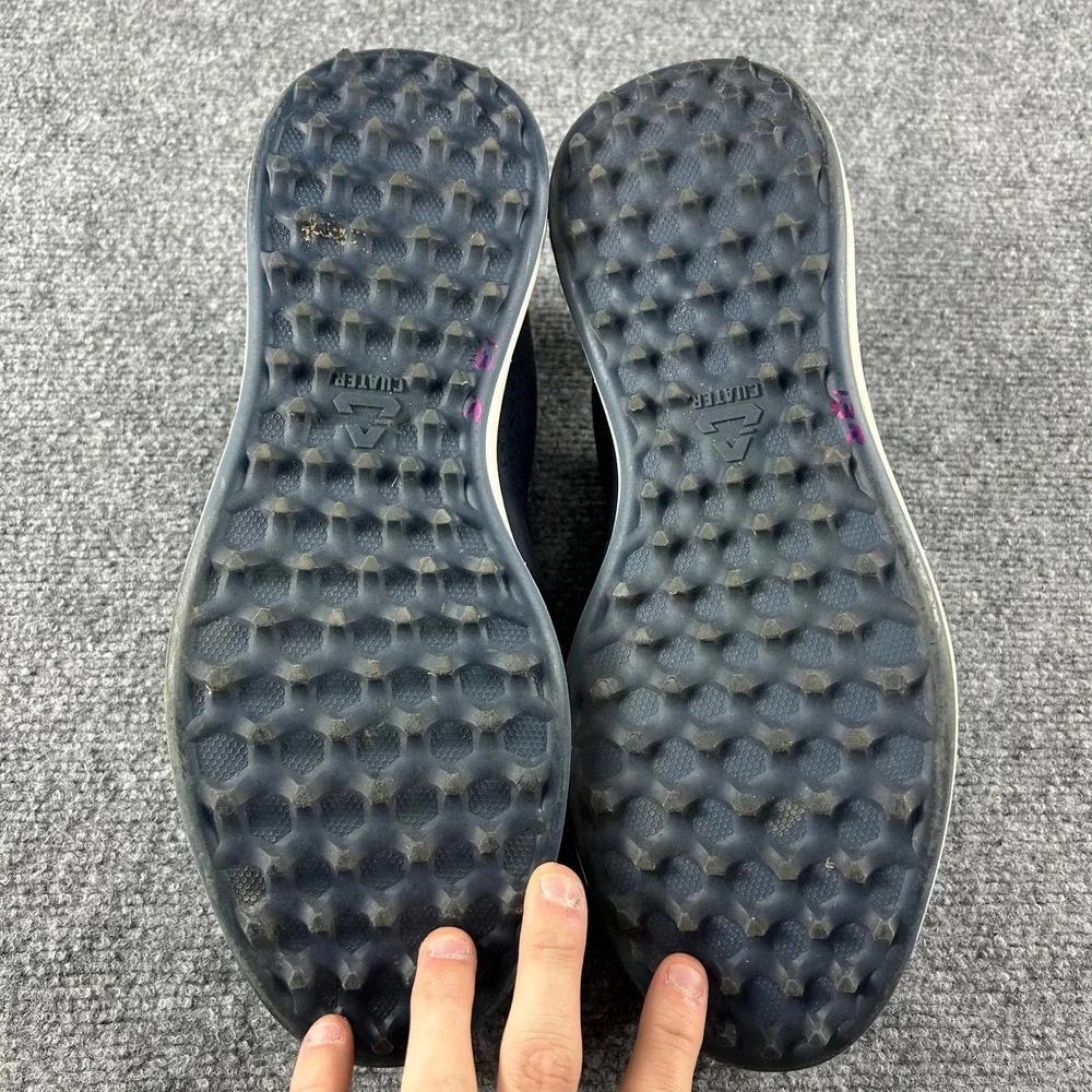 Cuater‎ The Daily Golf Shoes Mens 12 Navy Blue Knit Spikeless Sneakers 4MR216